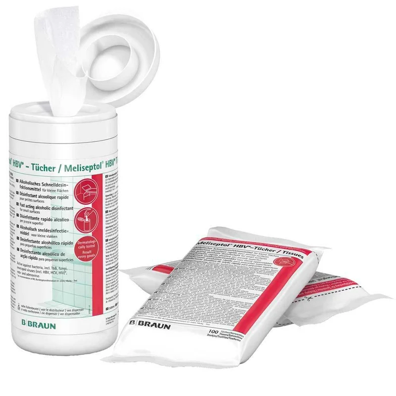 B.Braun Desinfektionstücher Meliseptol® HBV