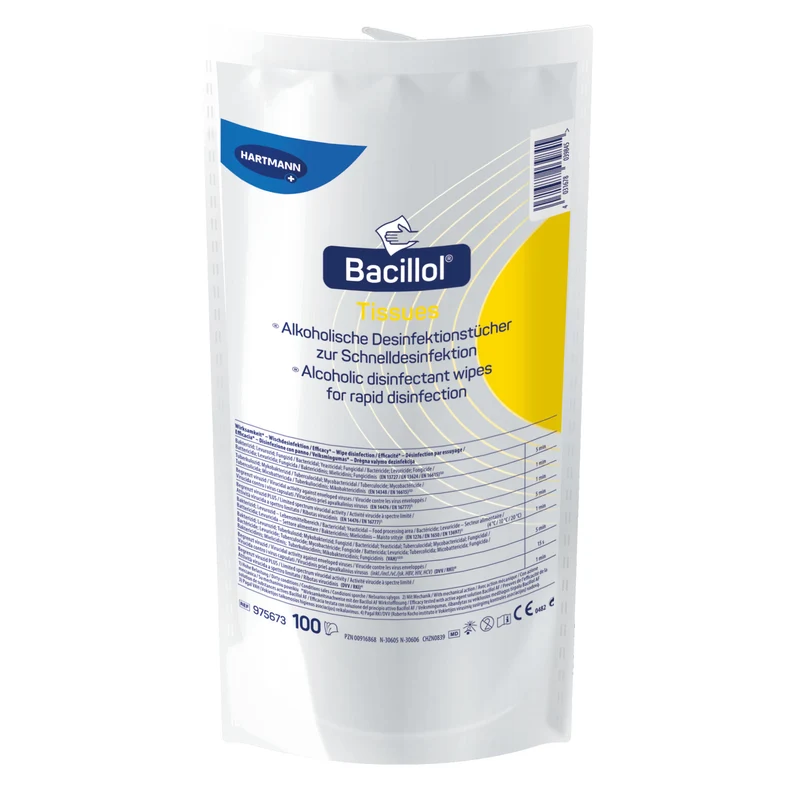 BODE Bacillol Tissues Desinfektionstücher-Spender, Nachfüllpack