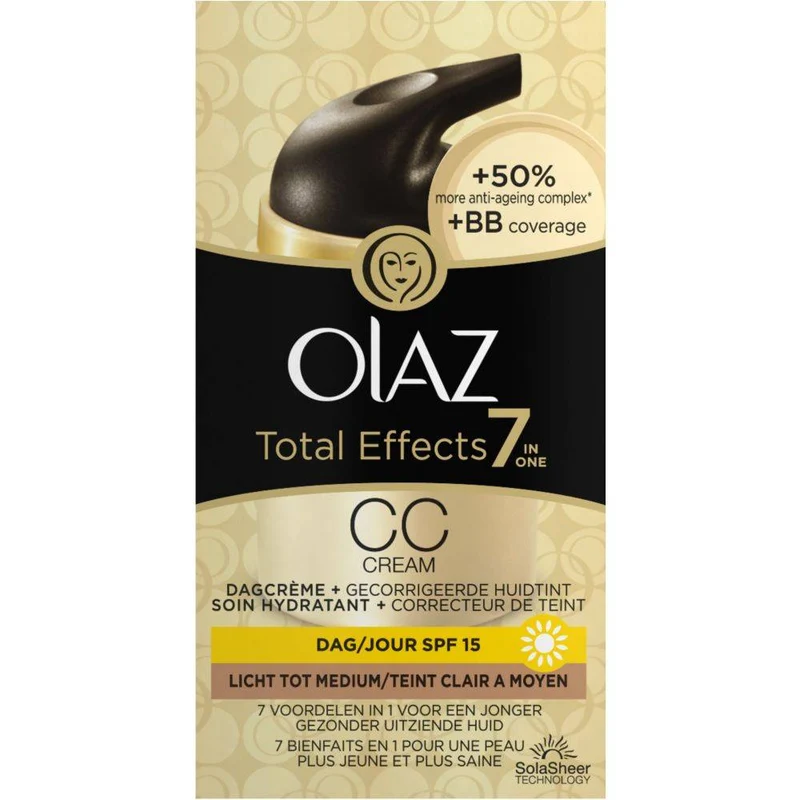 Olaz Total Effects CC Cream Light SPF 15 50 ml