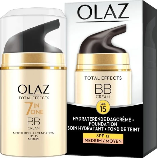 Total Effects - 7in1 BB Crème Medium SPF15 - Dagcrème