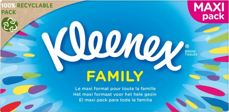 Kleenex Tissues Family - 128 stuks