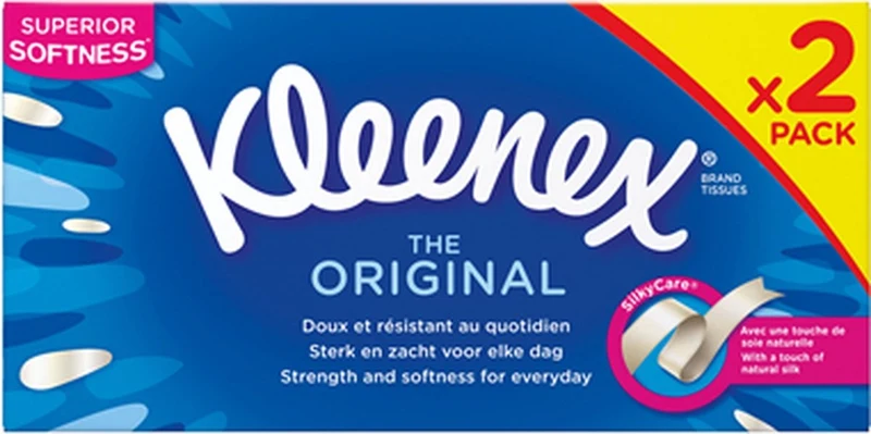 Kleenex Original Tissues Duo Pack 2x72 = 144 stuks