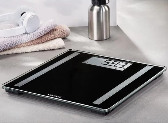 Soehnle Shape Sense control 100 - Personenweegschaal - Digitaal - Zwart