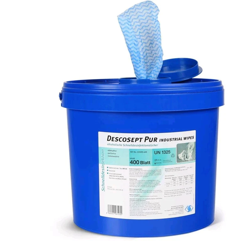 Descosept Pur Industrial Wipes, Desinfektionstücher mit / ohne Spender
