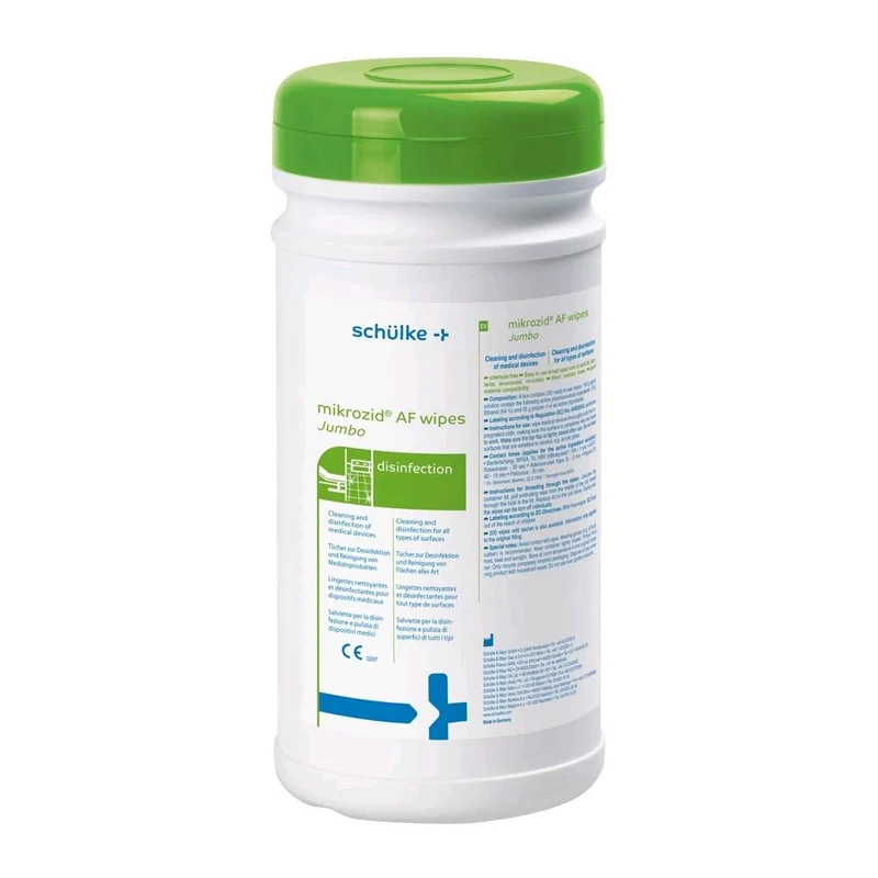 Schülke mikrozid® AF Jumbo Desinfektionstücher, getränkt, Dose/Refill