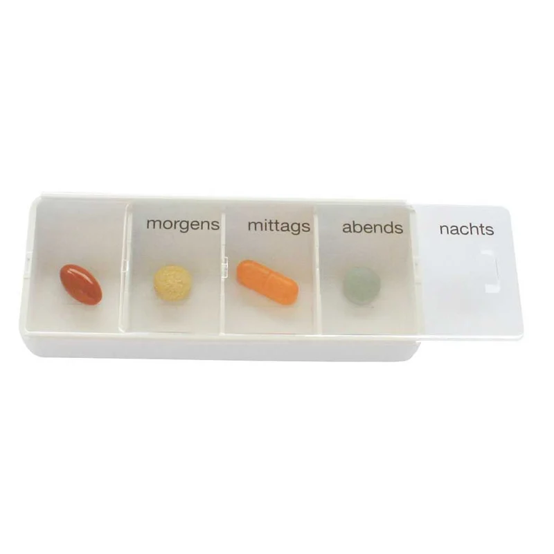 Behrend Tabletten-Dose, weiß, 10x klein oder 5x groß