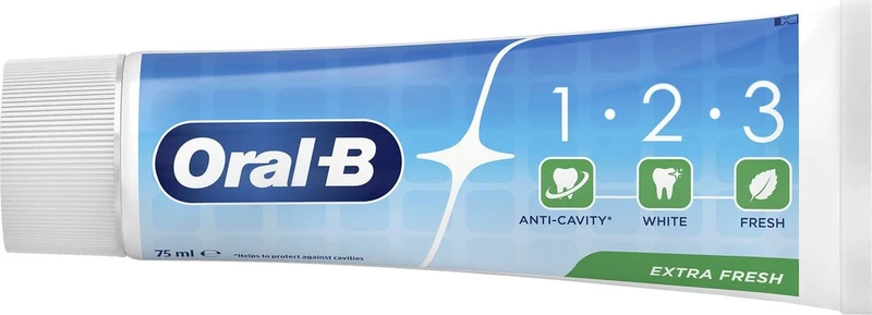 Oral-B 1.2.3 Mint Frisse Tandpasta - 75 ml