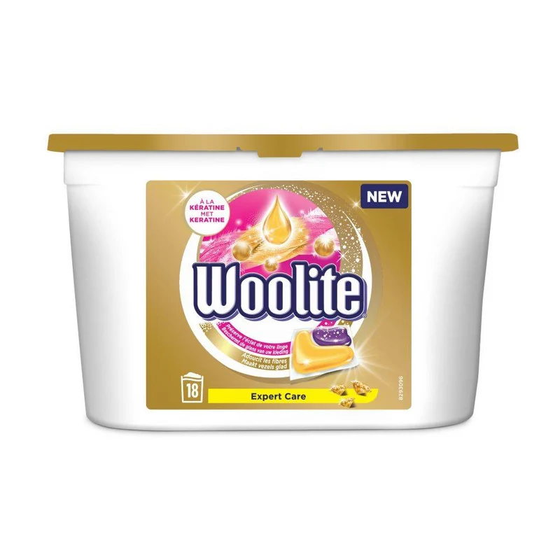 Woolite Wasmiddel Keratine 18 stuks