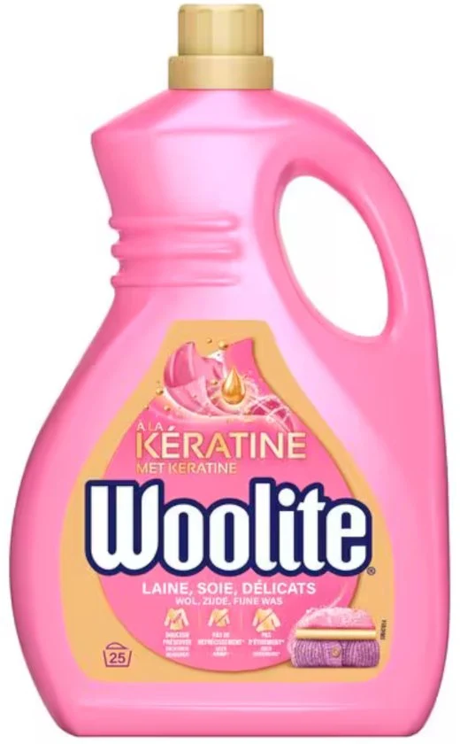 Woolite Wol & Zijde met Keratine - Wasmiddel - 1,5L