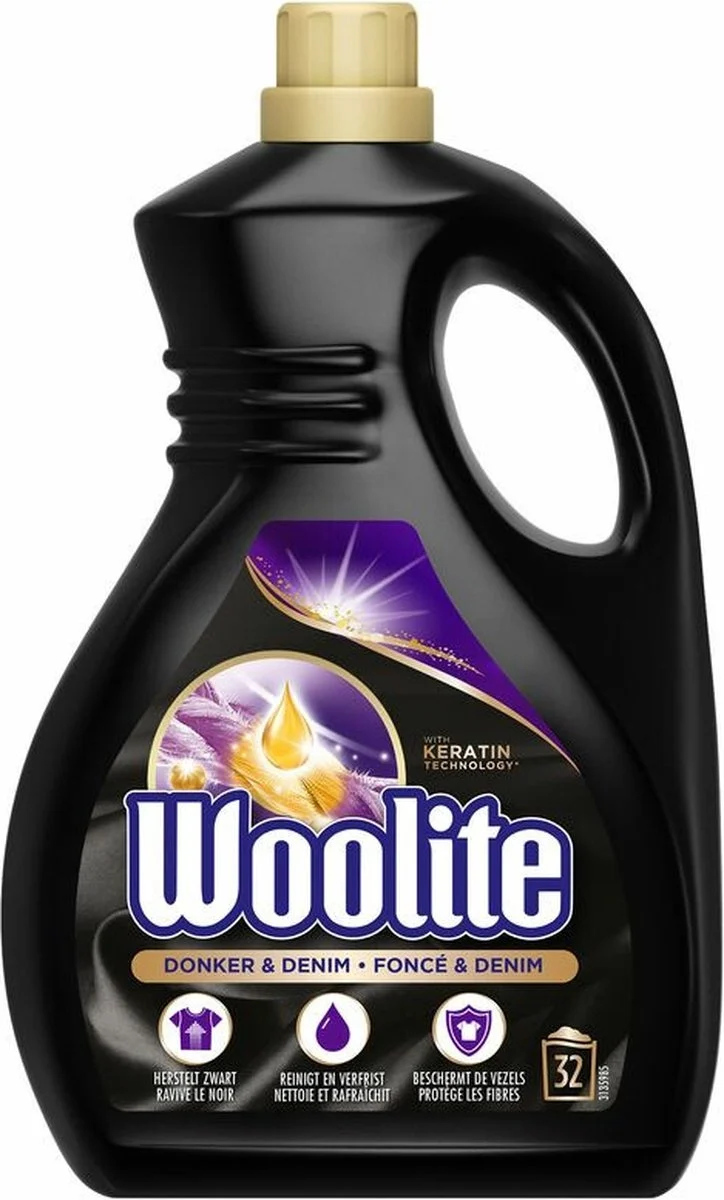 Woolite Zwart & Donker Wasmiddel - 1.9 Liter