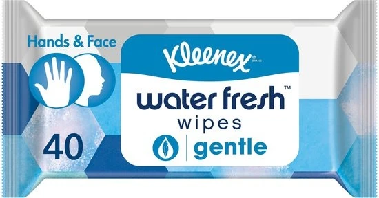 Kleenex Waterfresh Wipes Gentle -vochtige doekjes- 12 x 40 sheets