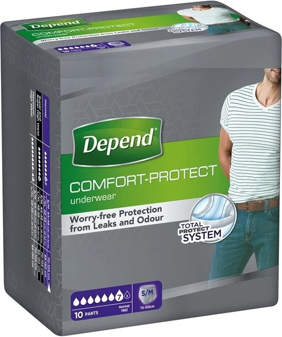 Pants Incontinentie broekjes voor mannen Normal - maat S/M - 10 stuks