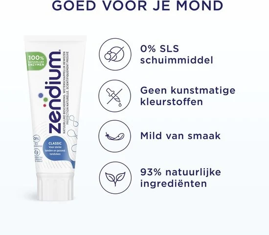 Zendium Classic Tandpasta 75ml