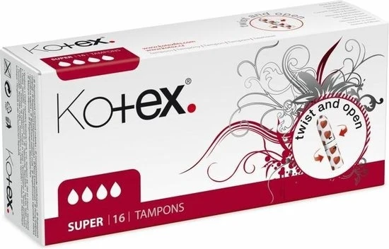 Kotex Tampons Super - 16 st
