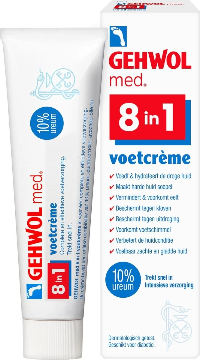 Gehwol 8 in 1 Voetcrème - 75ml