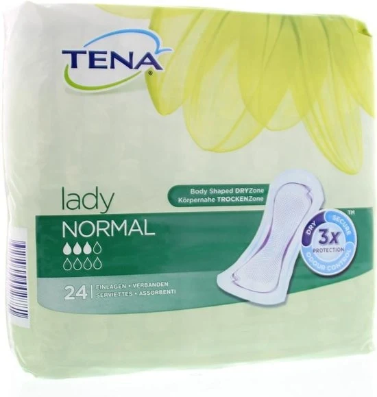 Lady Normal Incontinentie - 24 stuks - Incontinentie-inlegkruisjes