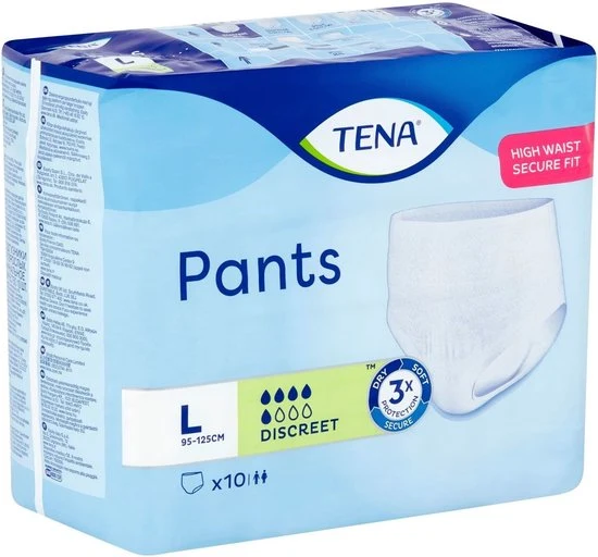 Pants Discreet L Incontinentie - 10 stuks - Incontinentiebroekjes