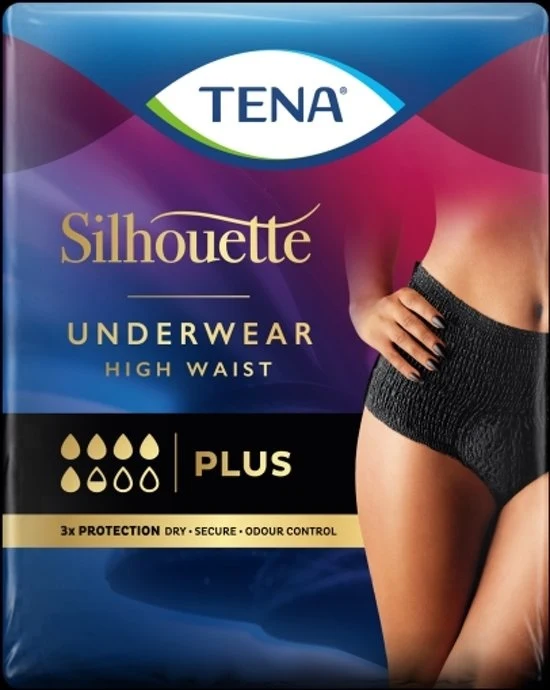 Silhouette Plus High Waist - Zwart L -
