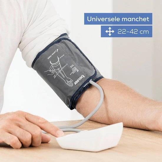 Beurer BM 27 Basic Bloeddrukmeter bovenarm - Risico-indicator - Manchet 22 tot 42 cm