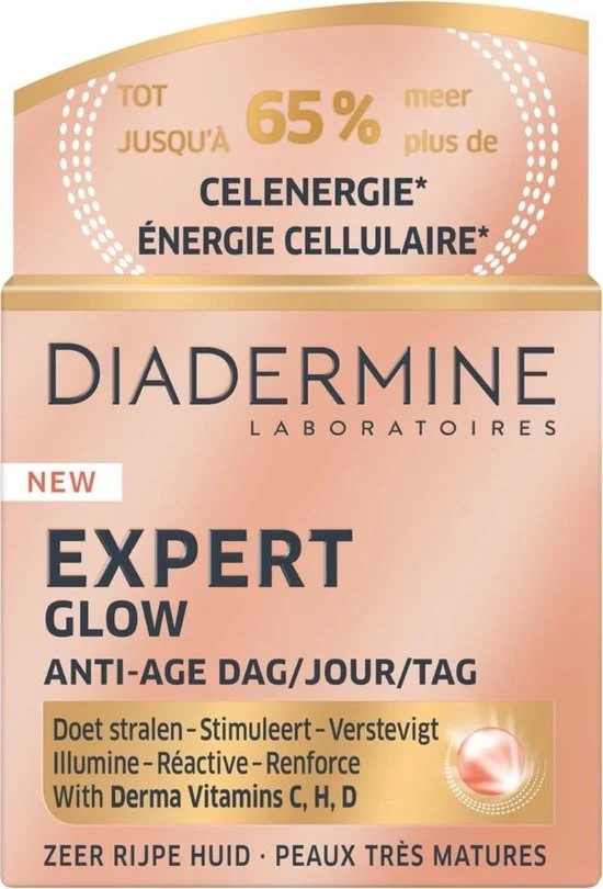 Diadermine - Expert Active Glow Anti-Age Dagcreme - 50ml