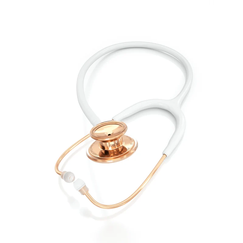 MD One® Erwachsenen Stethoskop- -Weiß/Roségold