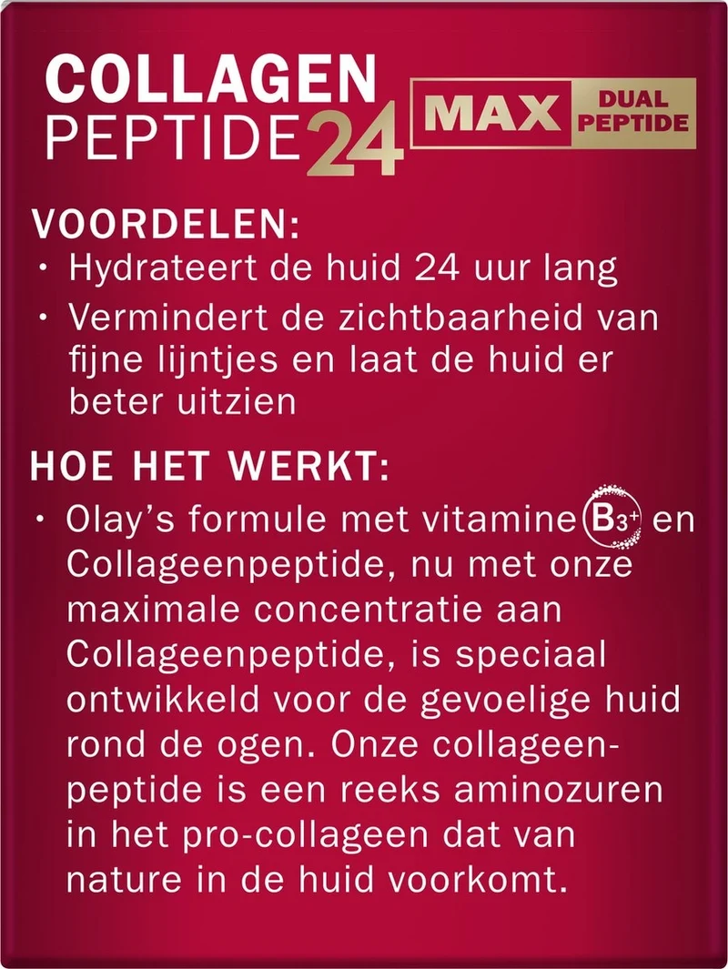 Olay Collageenpeptide 24 Max - Oogcrème