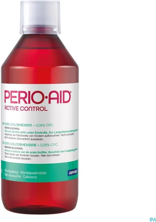 PerioAid Mondspoelmiddel Active Control 0,05% 500 ml