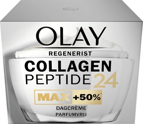 Olay Collageenpeptide 24 Max - Dagcrème - Voor Het Gezicht - Parfumvrij - 50ml