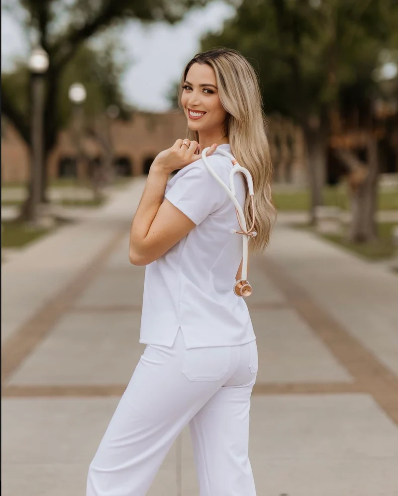 ProCardial® Edelstahl Kardiologie Stethoskop- Weiß/ Roségold
