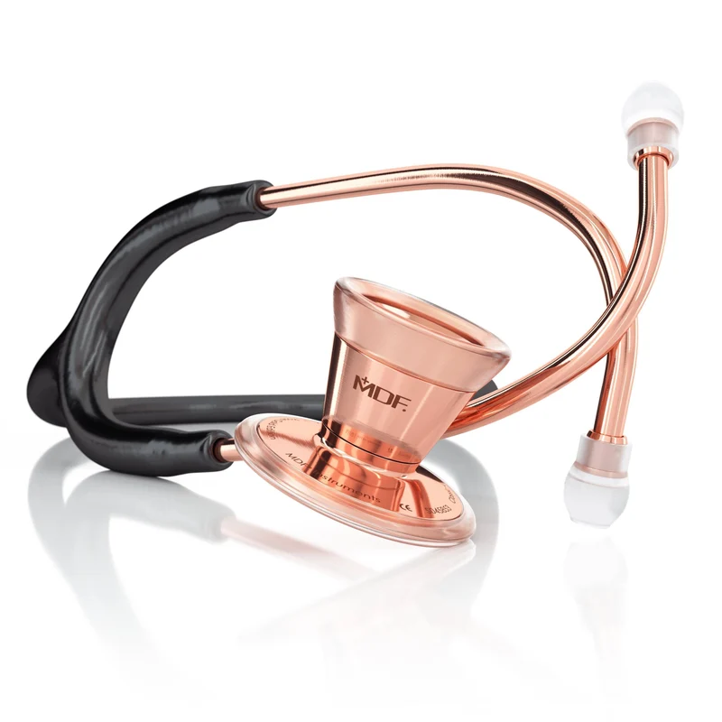 ProCardial® Edelstahl Kardiologie Stethoskop-Schwarz/ Rosegold