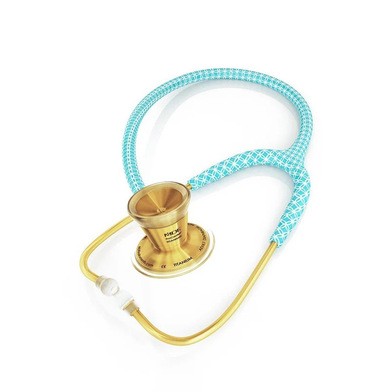 NEUES - ProCardial® Titan Kardiologie Stethoskop +Transportetui- Bella Azure/Gold
