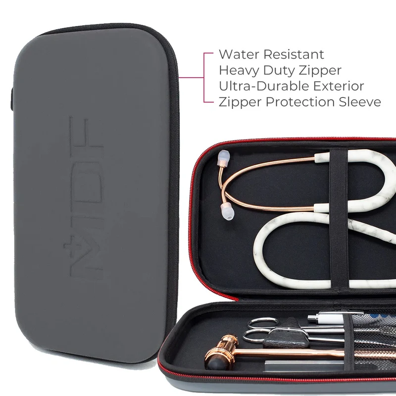 NEUES - ProCardial® Titan Kardiologie Stethoskop +Transportetui- Bella Azure/Gold