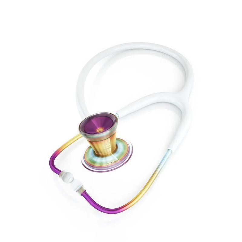 ProCardial® Titan Erwachsenen Kardiologie Stethoskop - Weiß /Kaleidoskop