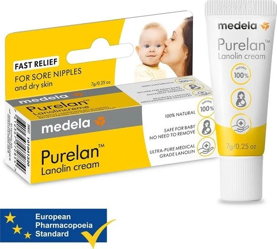 Medela - Purelan‚ Lanolinezalf NIEUW - Tube 7gr