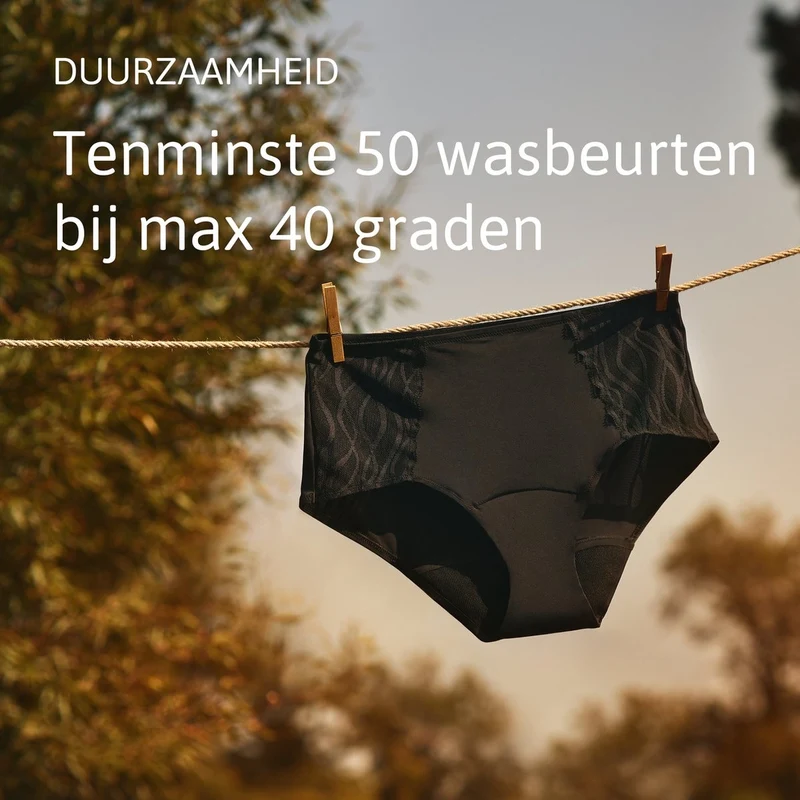 TENA Silhouette Noir - Classic - wasbaar absorberend ondergoed maat M - incontinentie