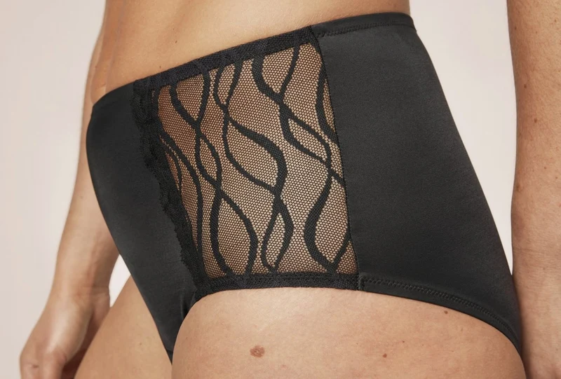 TENA Silhouette Noir - Classic - wasbaar absorberend ondergoed maat M - incontinentie