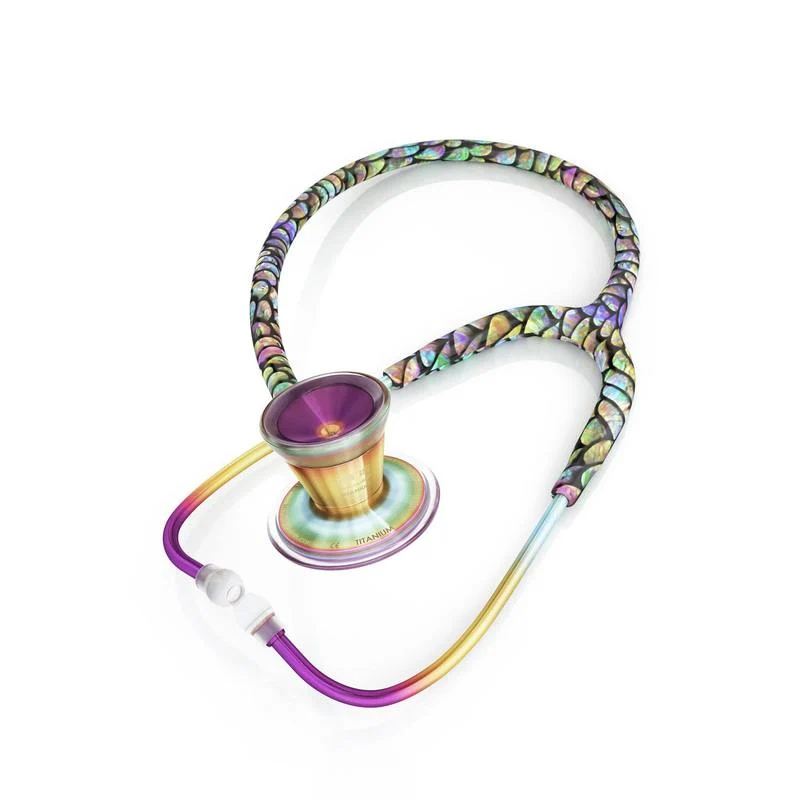 ProCardial® Titan Erwachsenen Kardiologie Stethoskop+ Etui - Mermaid/Kaleidoskop