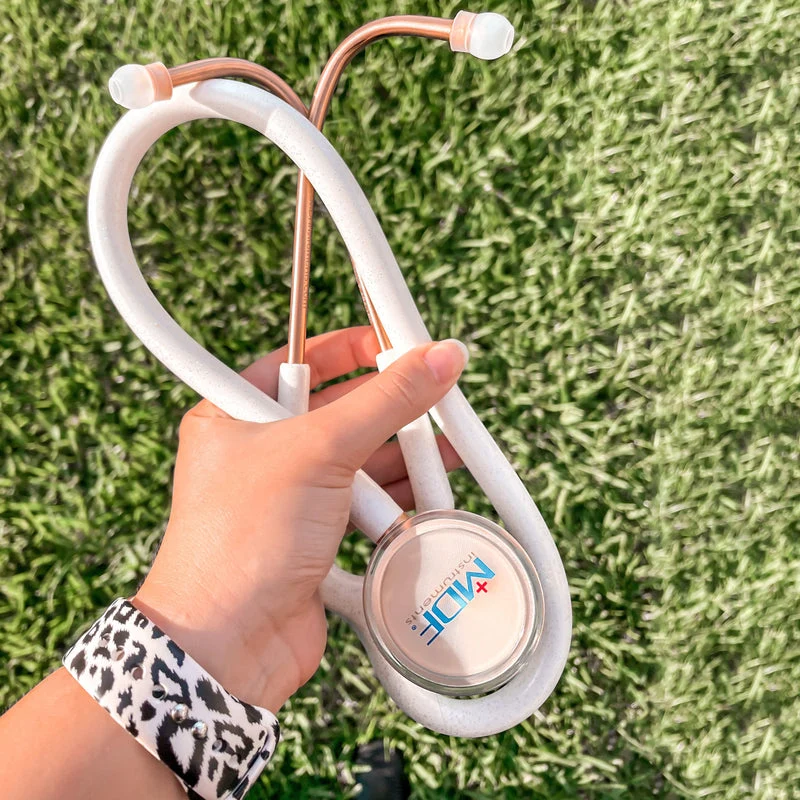 ProCardial® Titan Kardiologie Stethoskop - Weiß/ Roségold