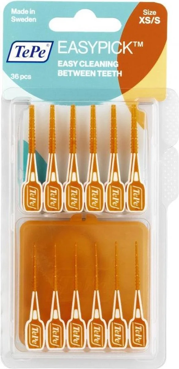 TePe EasyPick XS/S Oranje - 36 stuks