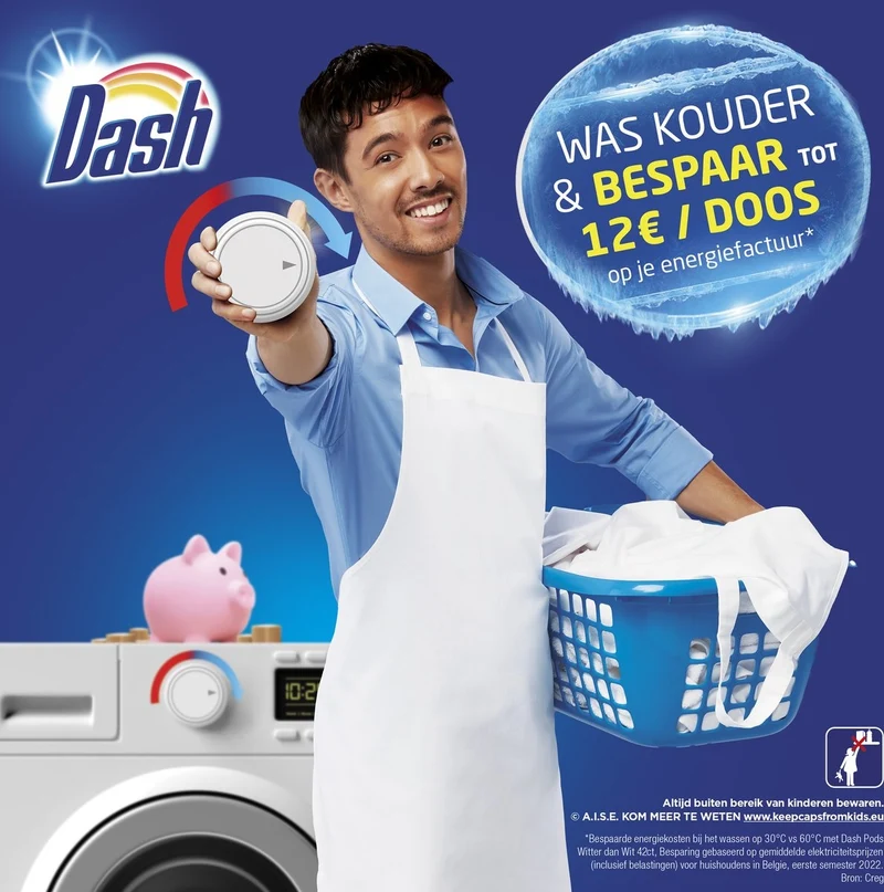 Dash - All-In-1 Pods - Regular - Witter dan wit - 42 wasbeurten