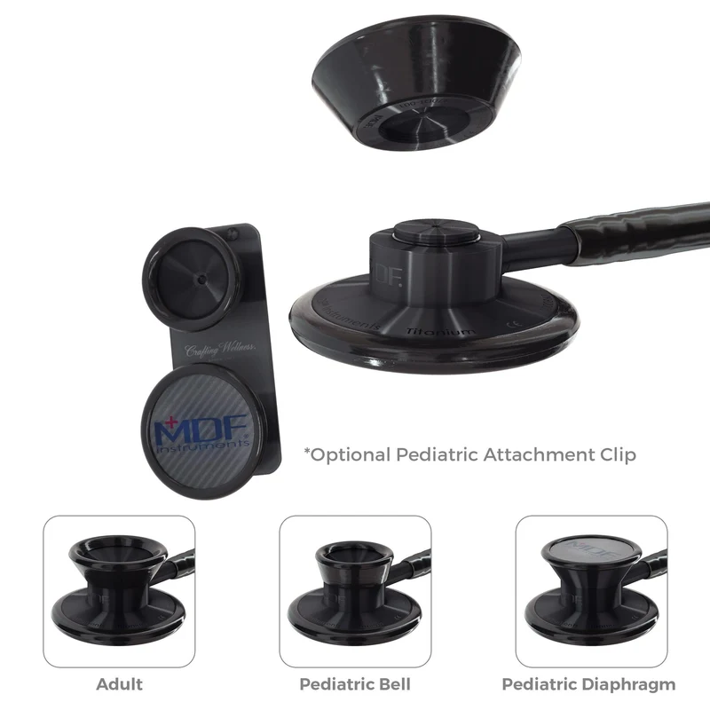 Pädiatrieaufsatz mit Clip - für MD ONE Epoch Titan-Stethoskop - Blackout