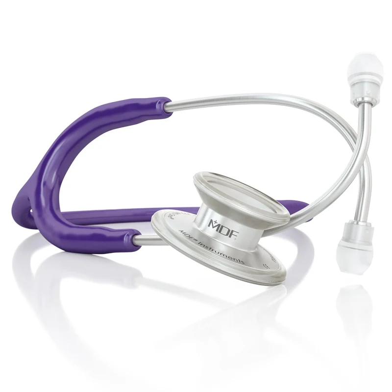 MD One® Erwachsenen Stethoskop - Lila / silbern