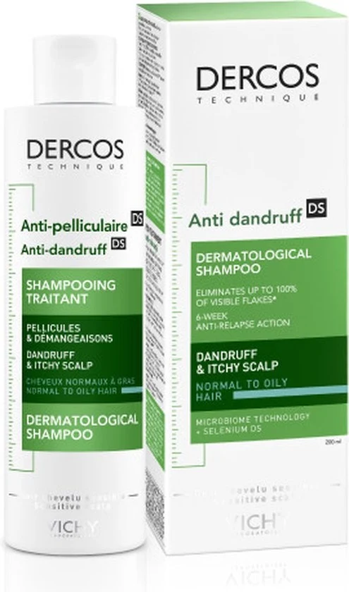 Vichy Dercos Anti-roos Shampoo voor normaal tot vet haar - 200ml