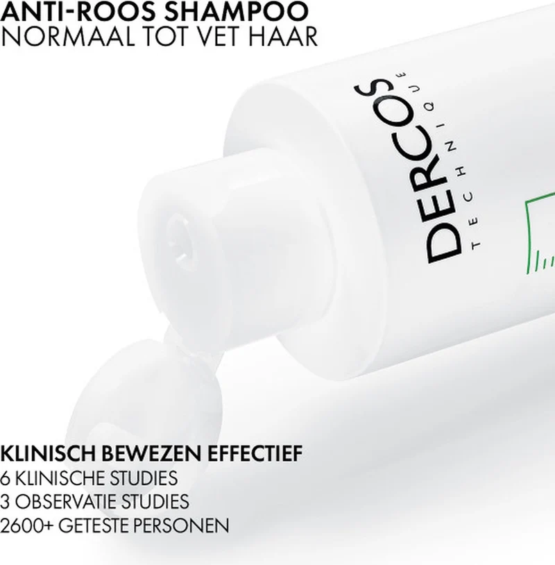Vichy Dercos Anti-roos Shampoo voor normaal tot vet haar - 200ml