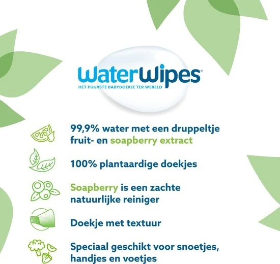 WaterWipes Snoetendoekjes 540 doekjes