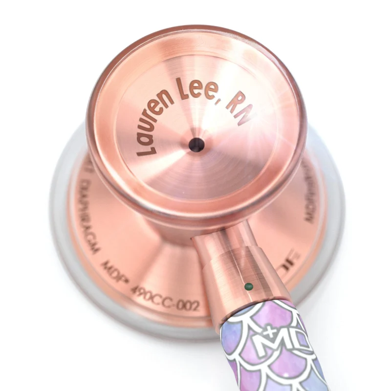 ProCardial® Titan Kardiologie Stethoskop - Baby Mermaid/ Roségold +Transportetui