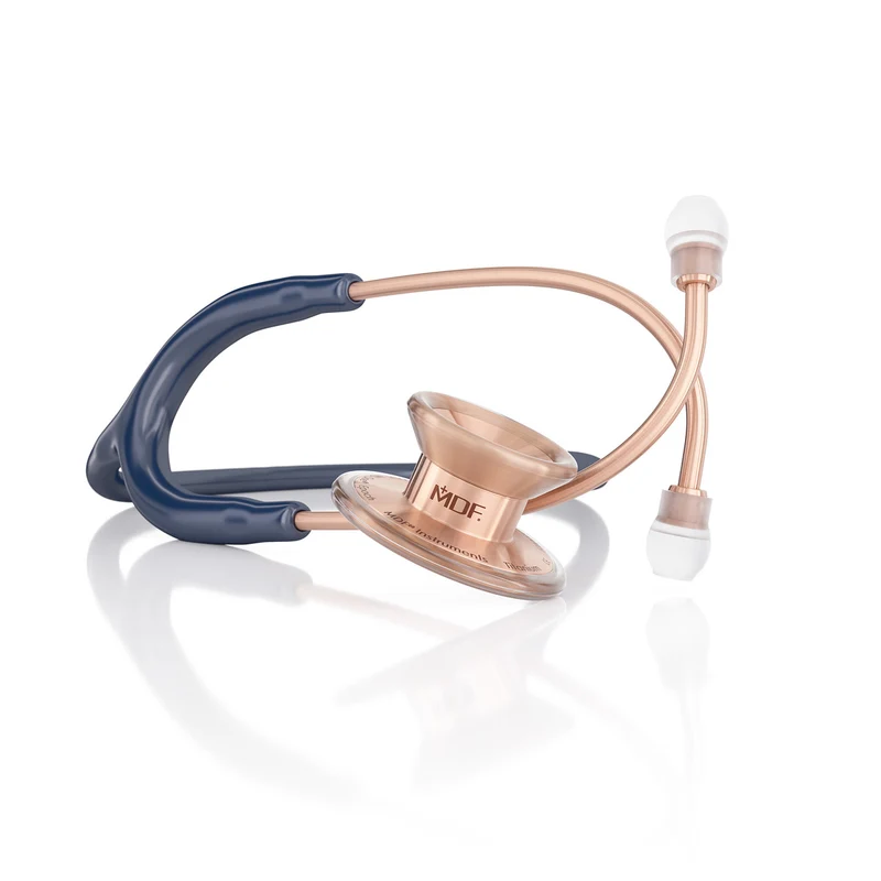 MD One® Epoch® Titan Erwachsenen Stethoskop- marineblau | Roségold