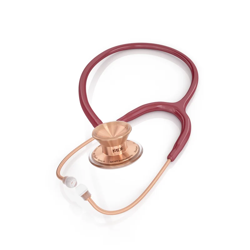 MD One® Epoch® Titan Erwachsenen Stethoskop- bordeauxrot | Roségold