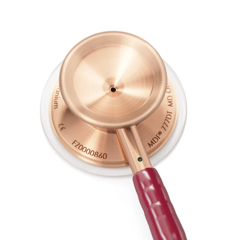 MD One® Epoch® Titan Erwachsenen Stethoskop- bordeauxrot | Roségold