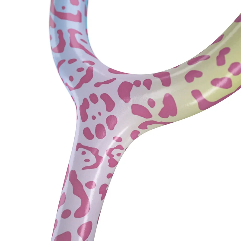 ProCardial® Titan Erwachsenen Kardiologie Stethoskope - Leopard /Kaleidoskop+Transportetui